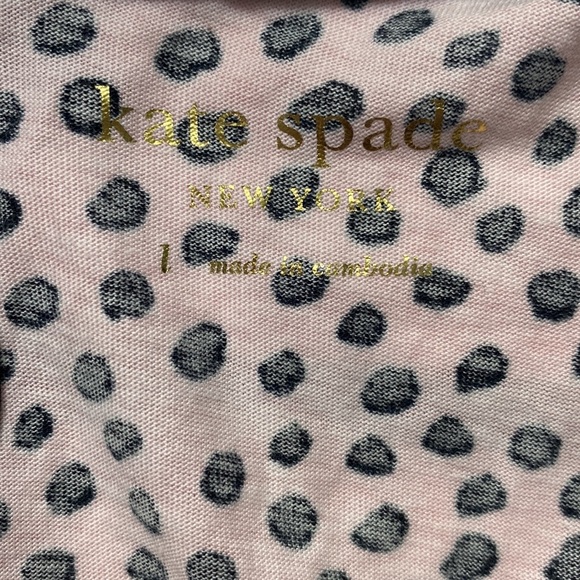 Kate Spade Polkadot Peplum Knit Sleep - Picture 4 of 6